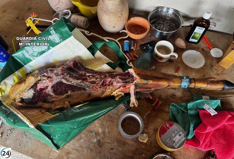 Interceptado ladrón de jamón ibérico de lujo en Mallorca tras intento de devolución a medio consumir.
