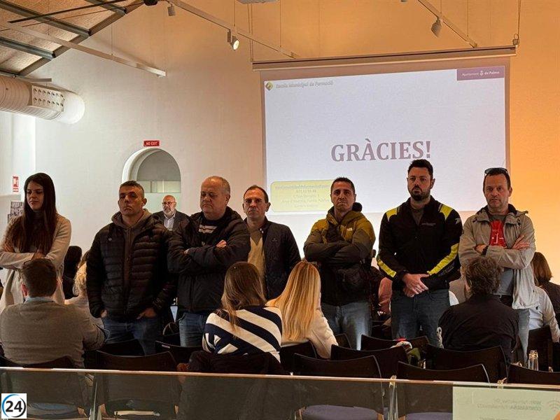 Protesta de policías locales en Palma exige avances en el Plan de Ordenación durante evento de Martínez.