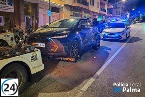 Detenido un conductor sin licencia bajo el efecto de drogas al transitar en sentido contrario.