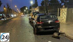 Conductor ebrio causa choque en Alcúdia con el triple de alcohol permitido.