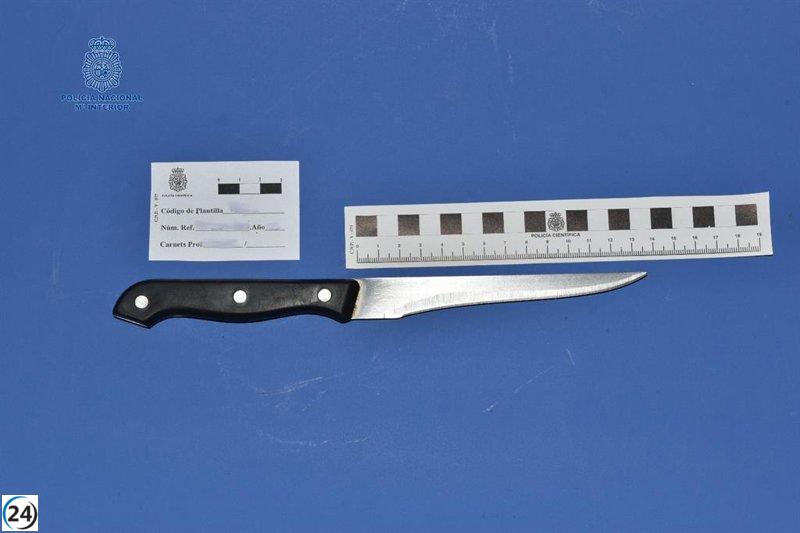 Joven de 20 años detenido por ataque con cuchillo a su ex pareja menor de edad en Palma.