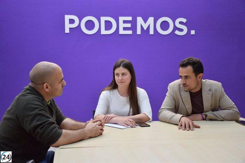 Unidas Podemos promete un instituto público para Bomberos de Mallorca.