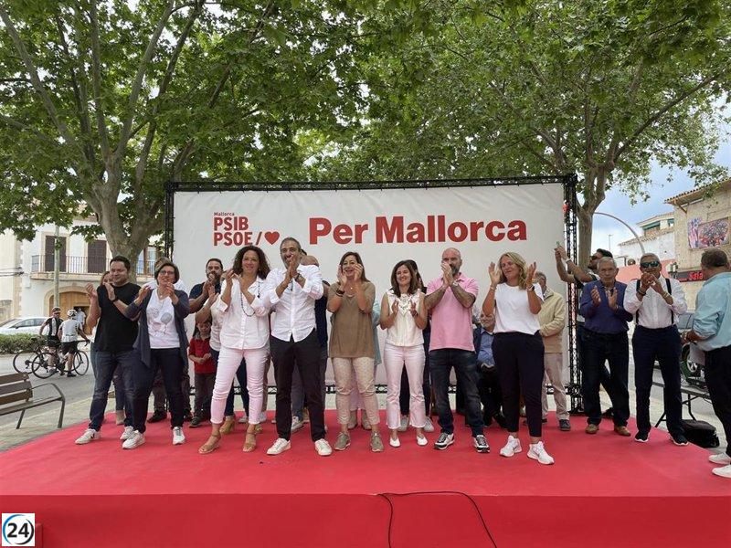 Armengol asegura que necesita un alcalde implicado y declara a Jaume Oliver como próximo regidor de Llucmajor.