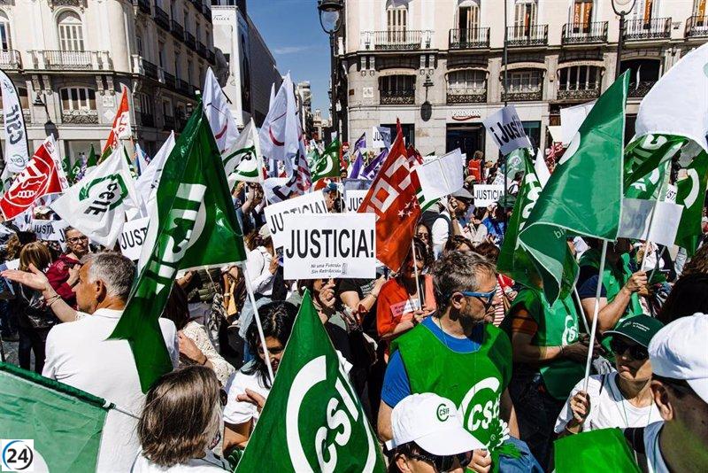 El CSIF informa que el 75% de los funcionarios de la Administración de Justicia de Baleares apoyan la huelga.