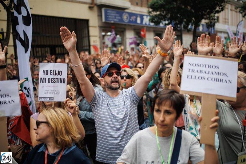 7.000 actuaciones afectadas en Baleares debido a la huelga en la Justicia con un 70% de los funcionarios secundándola.