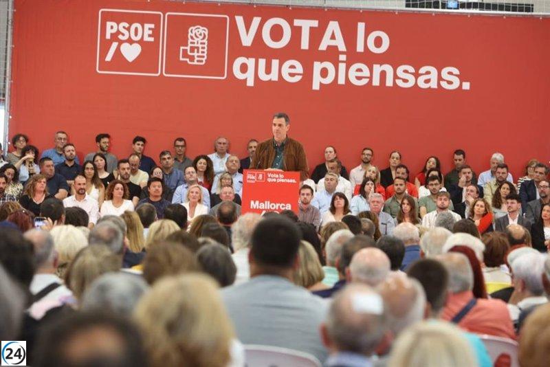 Sánchez anuncia que llevará al Consejo de Ministros el convenio de 185 millones para tranvía de Palma en las próximas semanas.