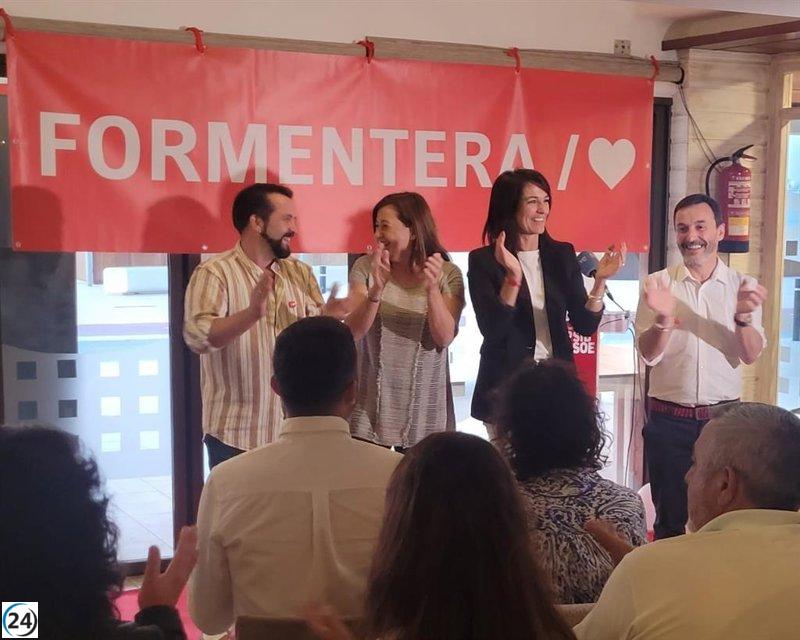 Armengol defiende el voto al PSOE por la experiencia política.