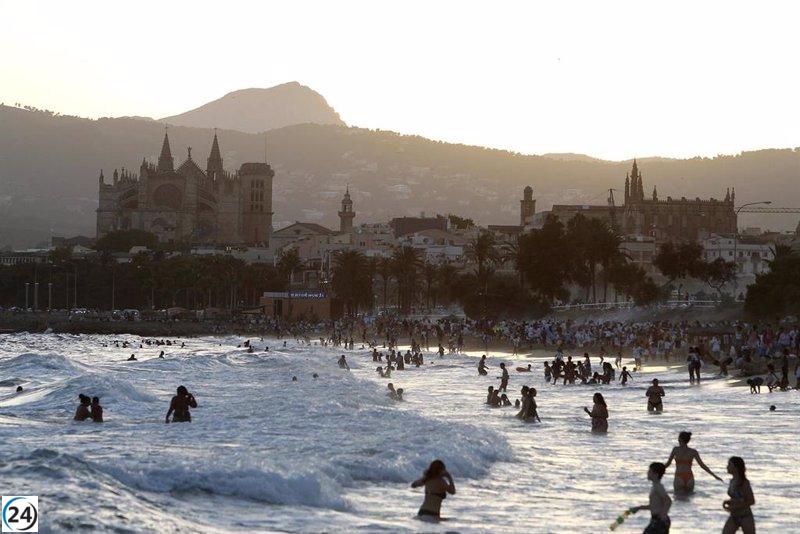 Las reservas hoteleras en Baleares suben un 1,1% en la última semana.