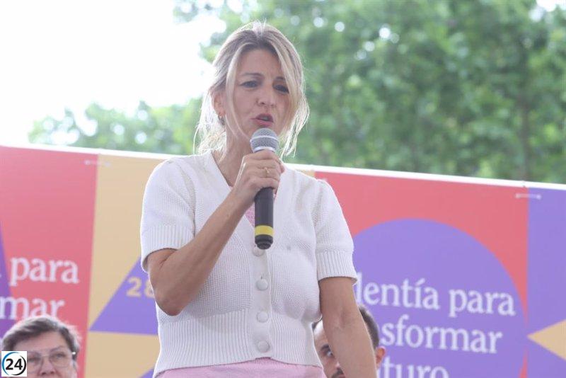 Yolanda Díaz insta a votar por UP en Baleares para revalidar el gobierno.