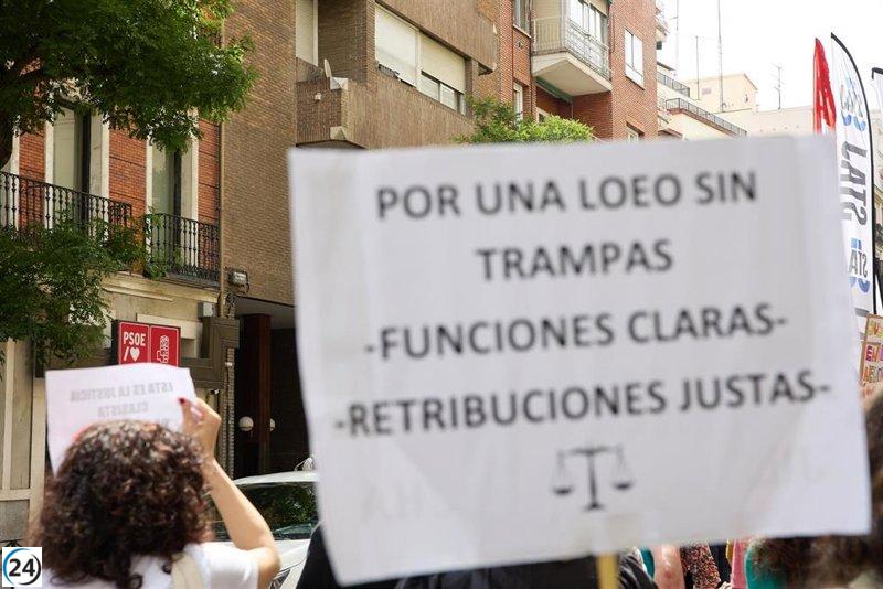 Funcionarios de Justicia de Baleares se concentran ante el 