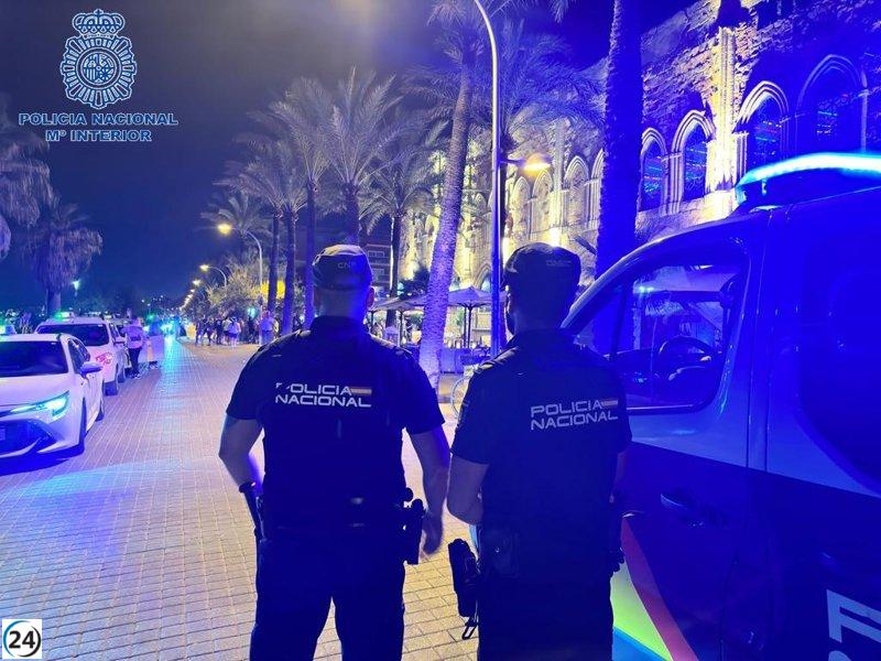 Mujer de mediana edad detenida en Palma por agresión homófoba.