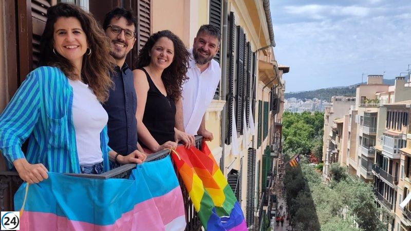 MÉS por Mallorca solicita colgar la bandera LGTBI+ y Trans en la Mesa del Parlament por el orgullo.