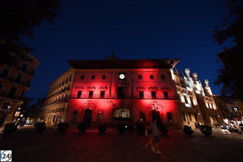 España gana Mundial Femenino: Cort ilumina edificios emblemáticos