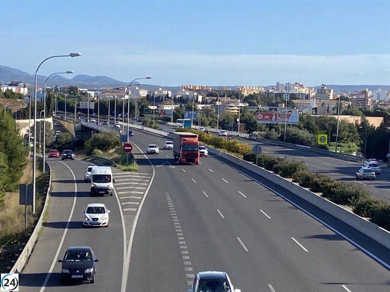 El inicio del curso escolar genera fluidez en las carreteras de Mallorca