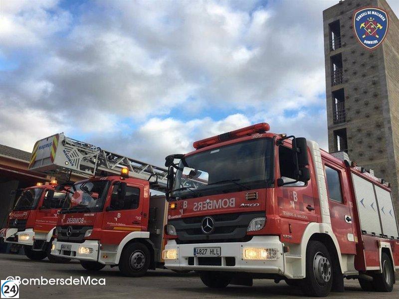 Heroicos bomberos evitan tragedia en incendio de nave industrial en Marratxí