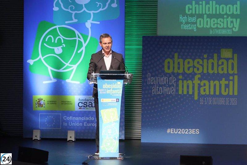 Miñones insiste en la colaboración y participación de todos para garantizar la efectividad de la lucha contra la obesidad infantil