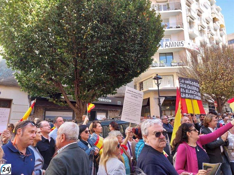 Una multitud se reúne en Palma para oponerse a la amnistía y defender los valores de 