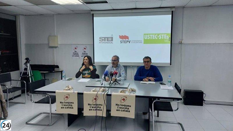 Sindicatos educativos denuncian una posible
