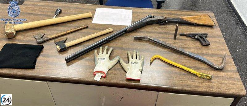 Aprehendido en Palma un individuo que cometió delitos de robo violento, posesión ilegal de armas y desacato a la autoridad.