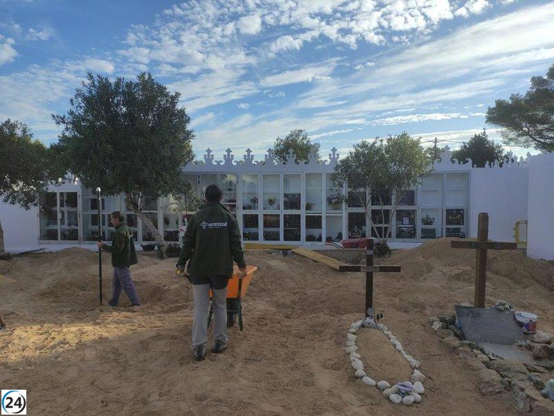 Excavaciones en Cementerio de Formentera recuperan 23 cuerpos