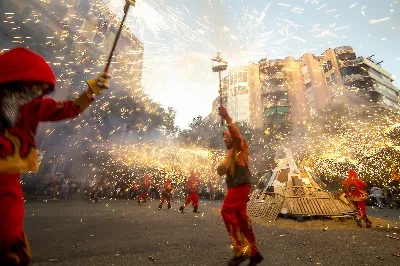 La verbena de Sant Antoni en la loca noche de Invierno de Ibiza